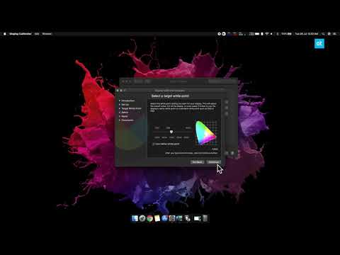 How to calibrate an external display on macOS