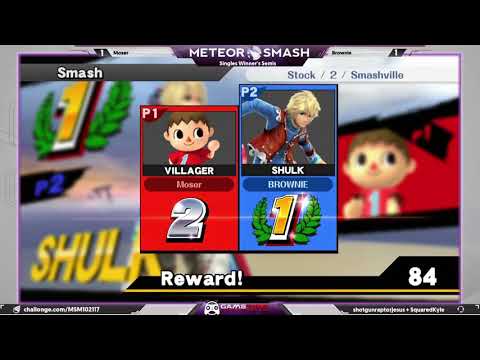 Meteor Smash Monthly (October 2017) Singles - Moser vs Brownie (Winner's Semis)