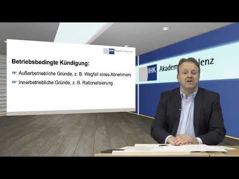 Arbeitsrecht | Die betriebsbedingte Kündigung