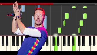Coldplay All I Can Think About Is You Piano Midi tutorial Sheet app Cover Karaoke