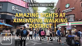 Download the video "Exploring the Amazing Ximending Walking District in Taipei. Taiwan | Walking Tour 2025"