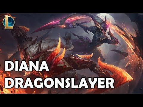 Dragonslayer Diana Skin Spotlight from League of Legends