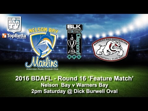 2016 BDAFL - Round 16 - Feature Match - Nelson Bay v Warners Bay