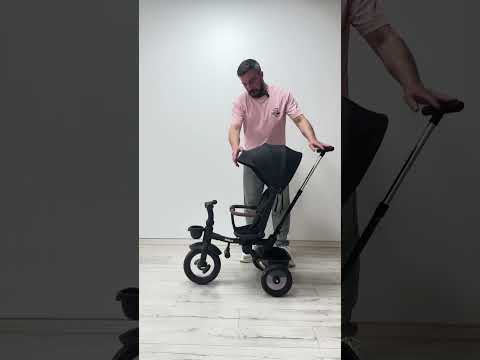 фото детский велосипед трехколесный marco bg 214-5 с ручкой 0