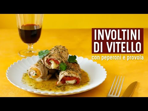 Involtini di vitello con peperoni e provola | Ricette facili | Chef Deg