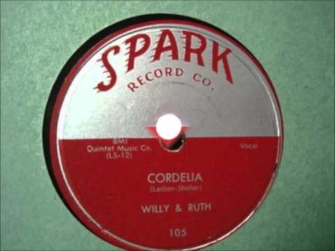 WILLY & RUTH - Love Me / Cordelia - Spark 105 - 1954