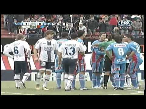 Incidentes en San Lorenzo 2 0 Arsenal - 29/4/12 Fecha 12