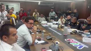Candente reunión entre gobernadora de Escuintla Vivían Mayorga y diputados de VOS por seguridad