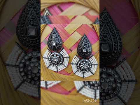 Intricately Crafted Pearl and Kundan Drop Earrings