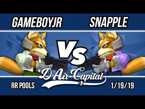 D-Air Capital 13 - Gameboyjr (Fox) Vs. Snapple (Blue Fox) - RR Pools