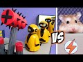 Major HAMSTER Vs CAT In ROBOT BATTLE