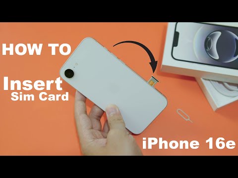 How to Insert Sim Card on iPhone 16e – Easy Tutorial