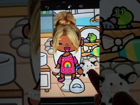 Preppy makeover🍓🌿 inspired by Toca Nora 💖🌸