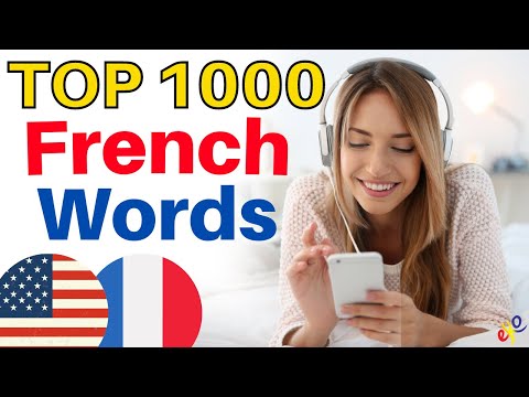 Top 1000 FRENCH WORDS You Need to Know 😇 Learn French and Speak French Like a Native 👍 French