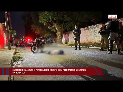 Suspeito de assalto é perseguido e morto com pelo menos seis tiros na zona sul 02 11 2022