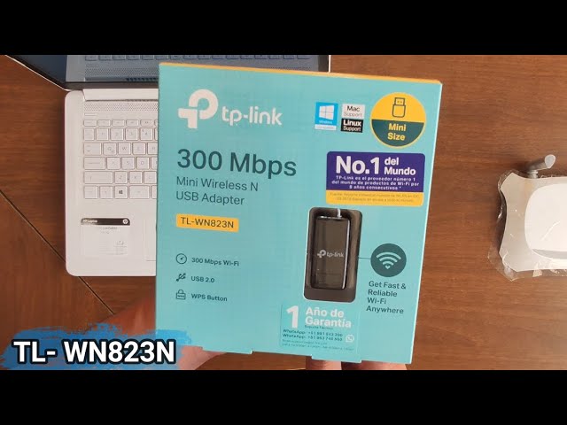 Vídeo relacionado con TP-Link TL-WN823N - Adaptador WiFi USB, N300, 300Mbps, Nano, para PC