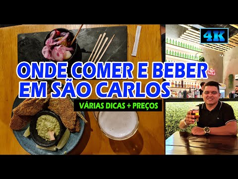 ONDE COMER E BEBER EM SÃO CARLOS  |  4K