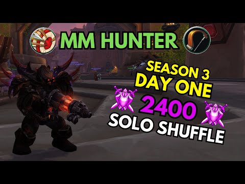 MM Hunter Solo Shuffle | 2400 MMR Day one Season 3
