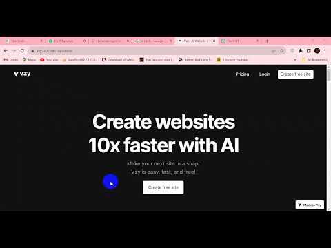 Revolutionizing Web Design: Vzy AI Tool Builds Websites 10x Faster!