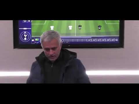 Mourinho VERY ANGRY team talk at half-time. It led to Tottenham win!