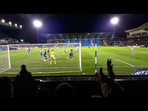 CHRIS MARTIN SCORES THE OPENING GOAL FOR BRISTOL ROVERS AGAINST CHARLTON ATHLETIC