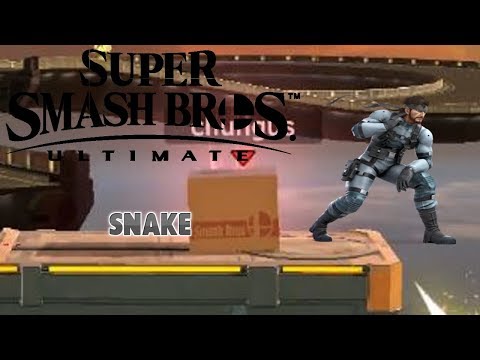THE SMASH BOX! SUPER SMASH BROS. ULTIMATE GAMEPLAY! (Snake)