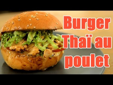 Recette Burger thaï aux épices douces