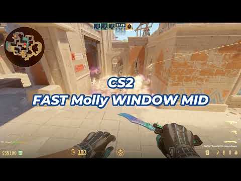 CS2 - Fast Molly WINDOW MID on ANUBIS (LAST UPDATE)