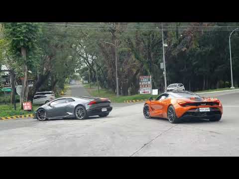Chasing a McLaren/Lamborghini on Clark Philippines