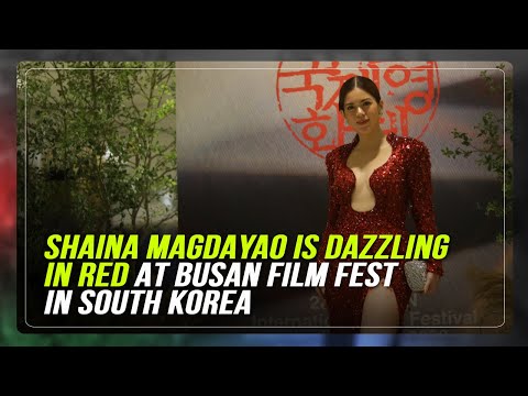 Shaina Magdayao dazzles in red at Busan film fest | ABS-CBN News