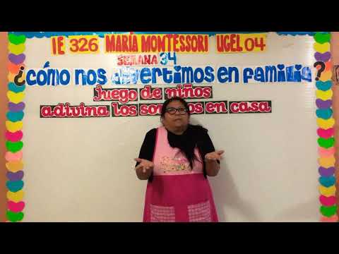 Adivina los sonidos en casa 1