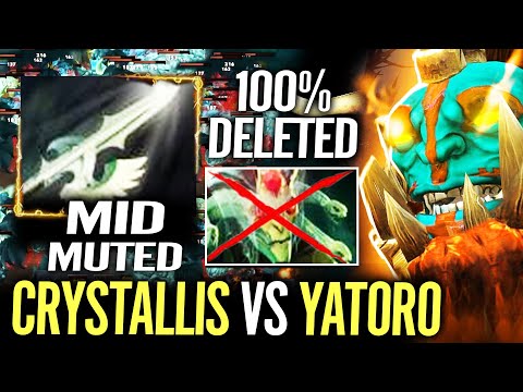 Crystallis vs Yatoro - Next Level Heaven's Halberd Huskar 100% Counter Medusa Dota 2