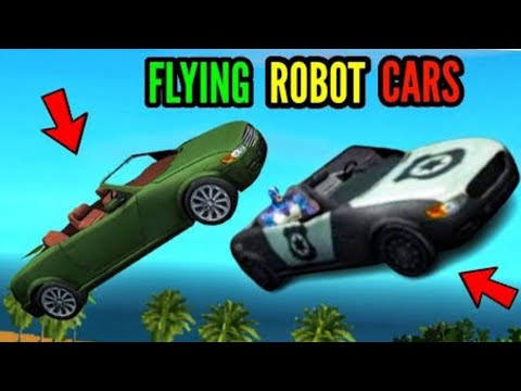 2 flying robot cars || new update || rope hero vice town || pagal gamerz