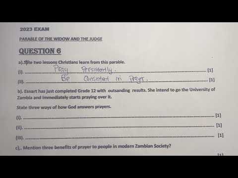 G12 2023 Religious Education 2046 Exam