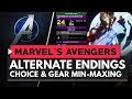 MARVEL'S AVENGERS | Alternate Endings, Player Choice & Gear Min-Maxing
