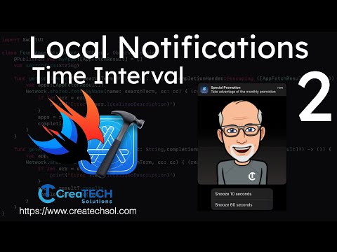 Swift Local Notifications 2: Time Interval Notfications thumbnail