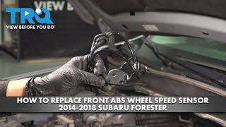 How to Replace Front ABS Wheel Speed Sensors 2014-2018 Subaru Forester