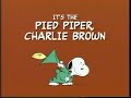 It S The Pied Piper Charlie Brown 2000 VHS DVD Trailer 2 VHS Capture