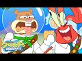 Mr Krabs Sandy Go Head To Head ️ Full Scene SpongeBobOfficial