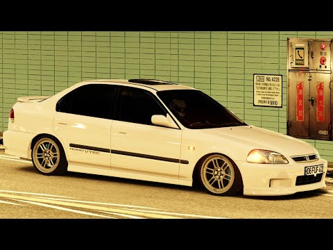 Mavi Gri X UZİ - Ölümle Yaşam Arasında (Mix) | Honda Civic 1.6i ES | Assetto Corsa @feridhuseynlimusic