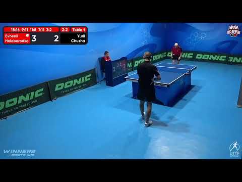 02:00 Evhenii Holoborodko 2-3 Yurii Chuzha West 7 WIN CUP 18.12.2022 | TABLE TENNIS WINCUP