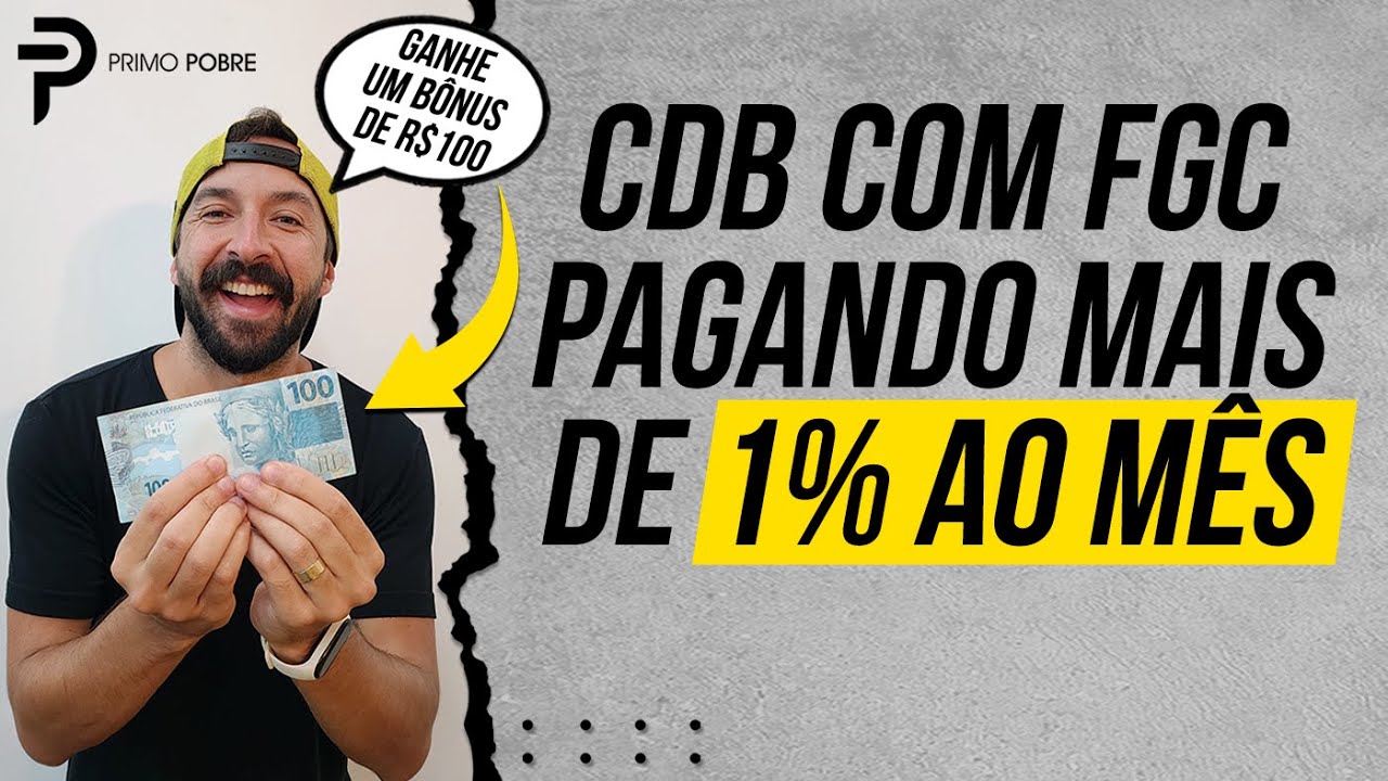 CDB ABSURDO COM BÔNUS DE 100 REAIS!