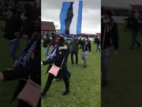 Nuneaton vs Stockport County pitch invasion Champions