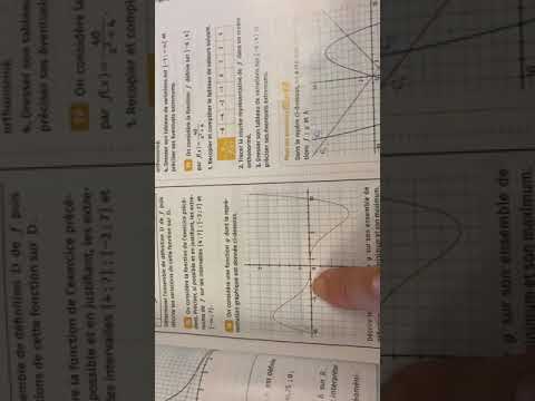 Seconde16 pages 78 Livresscolaires. variations de fonction et extremum. Tableau de variation