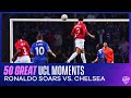 50 Great UCL Moments: Ronaldo's Beautiful Header vs. Chelsea in 2008 UCL Final | CBS Sports Golazo