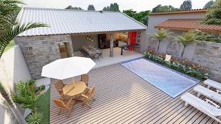 Edícula com Piscina e Área Gourmet | 1 Quarto | Terreno 10x13m | P178.2