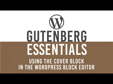 Cover blocks Add text with background Image in the WordPress Gutenberg block editor