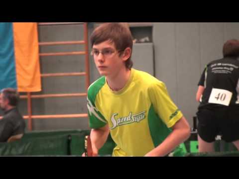 Kilian Ort TSV Bad Koenigshofen vs Wolfgang Hundhammer Rosenheim Bayerische Tischtennis Meisterschaf