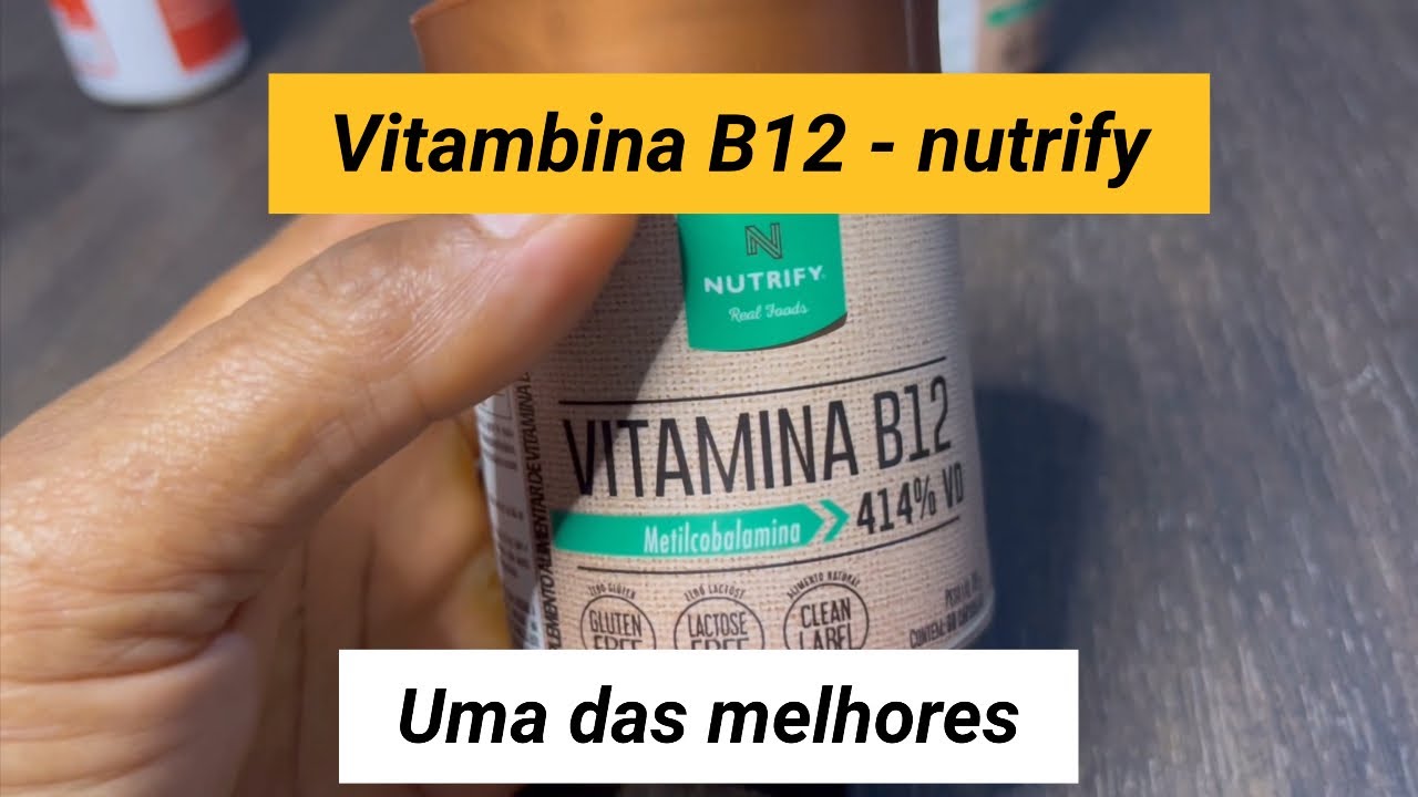 Miniatura da avaliação em vídeo de Vit B Complex 60 Cápsulas Nutrify