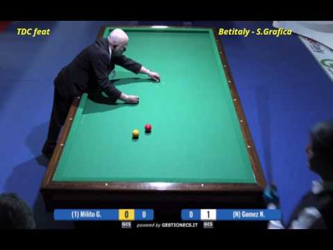 N.GOMEZ vs. MILITO - 5th BTP BILLIARDS ROUND 2017 S.ANTONINO